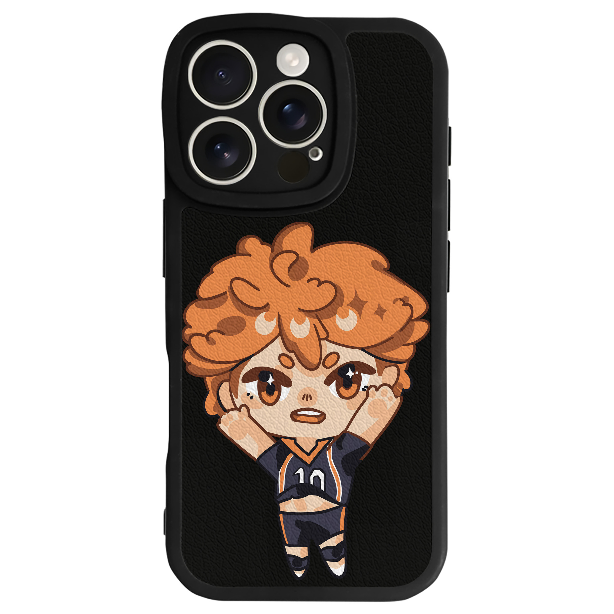 （画像用） ハイキュー!! Haikyu!! 【iPhone 16シリーズ対応】シリコンスマホケース（レザー調） 材質：シリコン